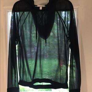 Zella Innovate sheer hoodie